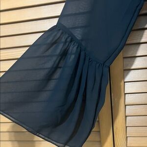 Banana Republic Elegant Black Long Sleeve Blouse